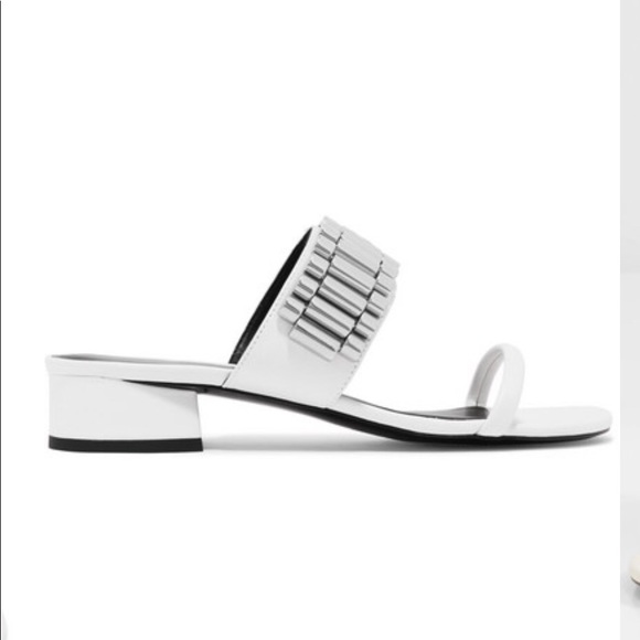 NWOB 3.1 PHILLIP LIM LEATHER DRUM WATCH SANDALS - Picture 3 of 7